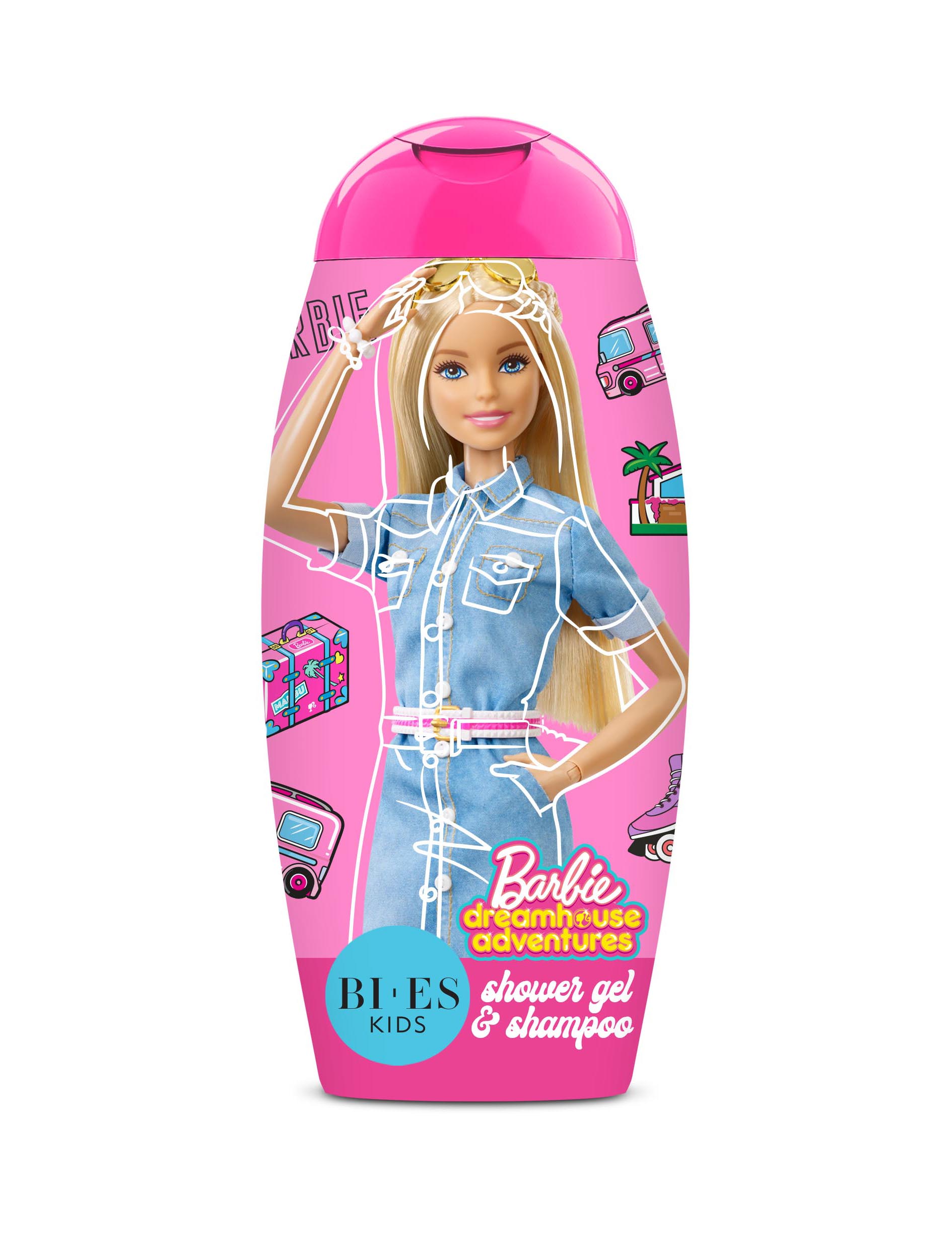 Barbie sprchový gél+šampón dreamhouse 250ml
