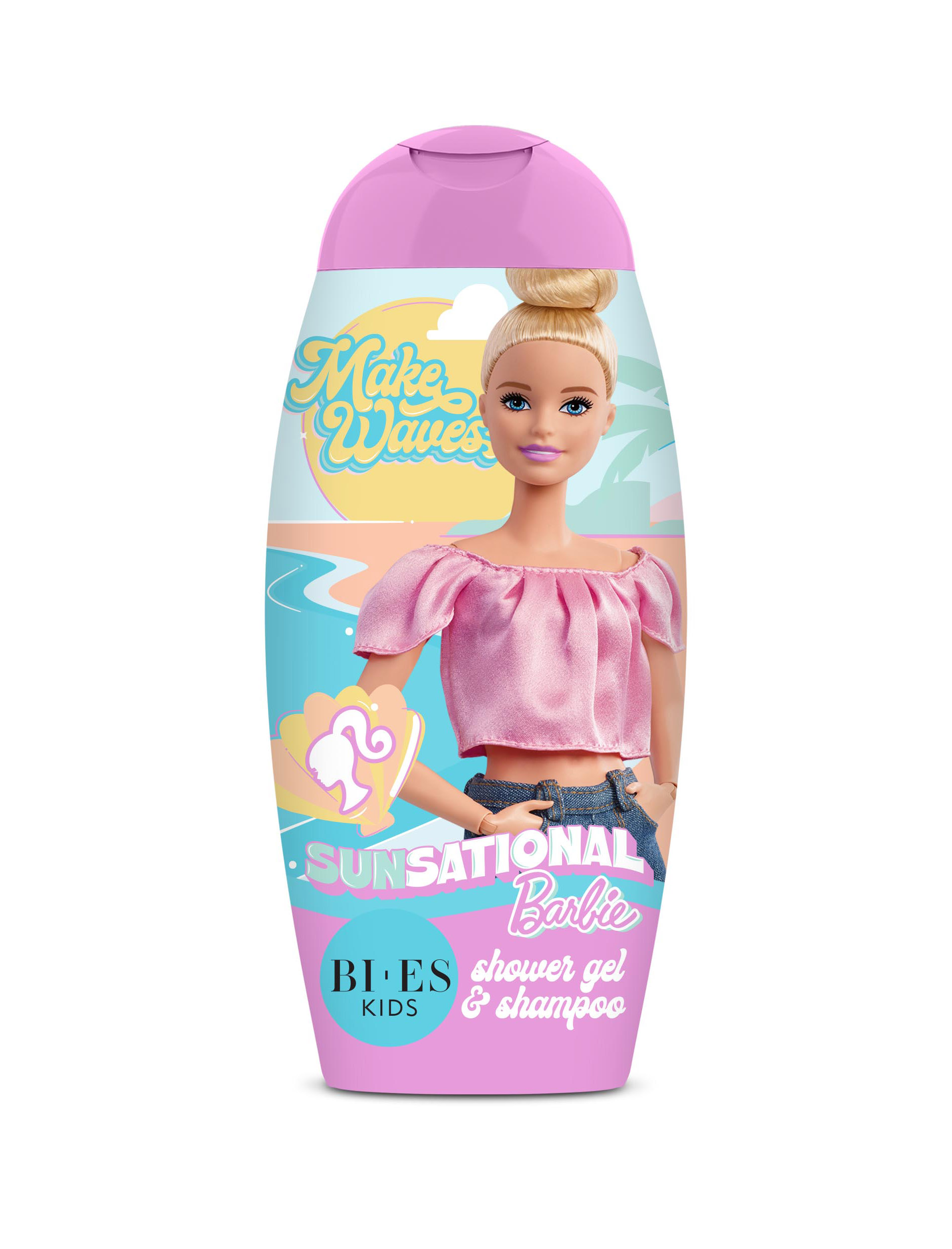 Barbie sprchový gél+šampón Sunsational 250ml