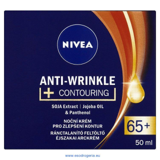 Nivea Anti-wrinkle 65+ nočný krém 50ml