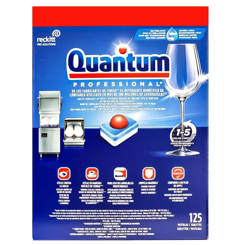 Finish  Quantum Professional tablety do umývačky riadu 125