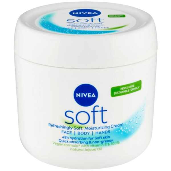 Nivea krém soft tvár,telo,ruky 500ml
