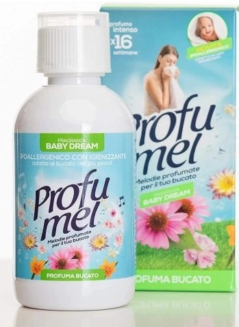 Profumel Baby Dream – Exkluzívny parfém na pranie s tónmi malín, citrusov a lotosu (250ml)