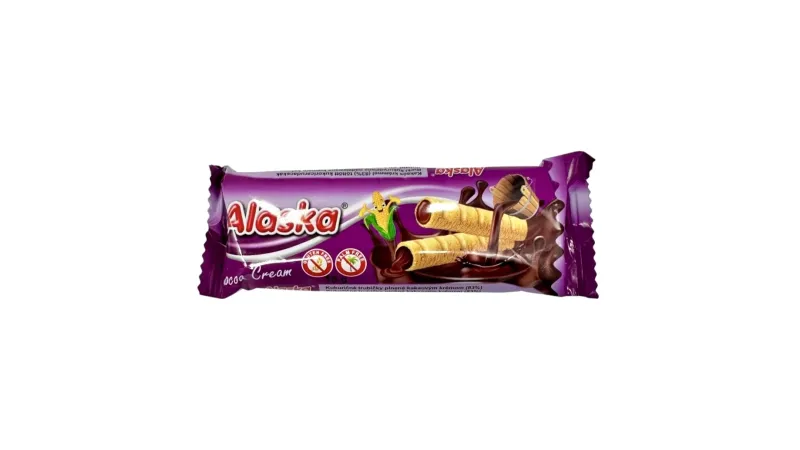 Alaska Čokoládová Trubička s krémovou náplňou 18g