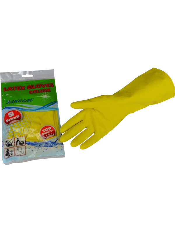 Latexové rukavice Deluxe XL – žlté