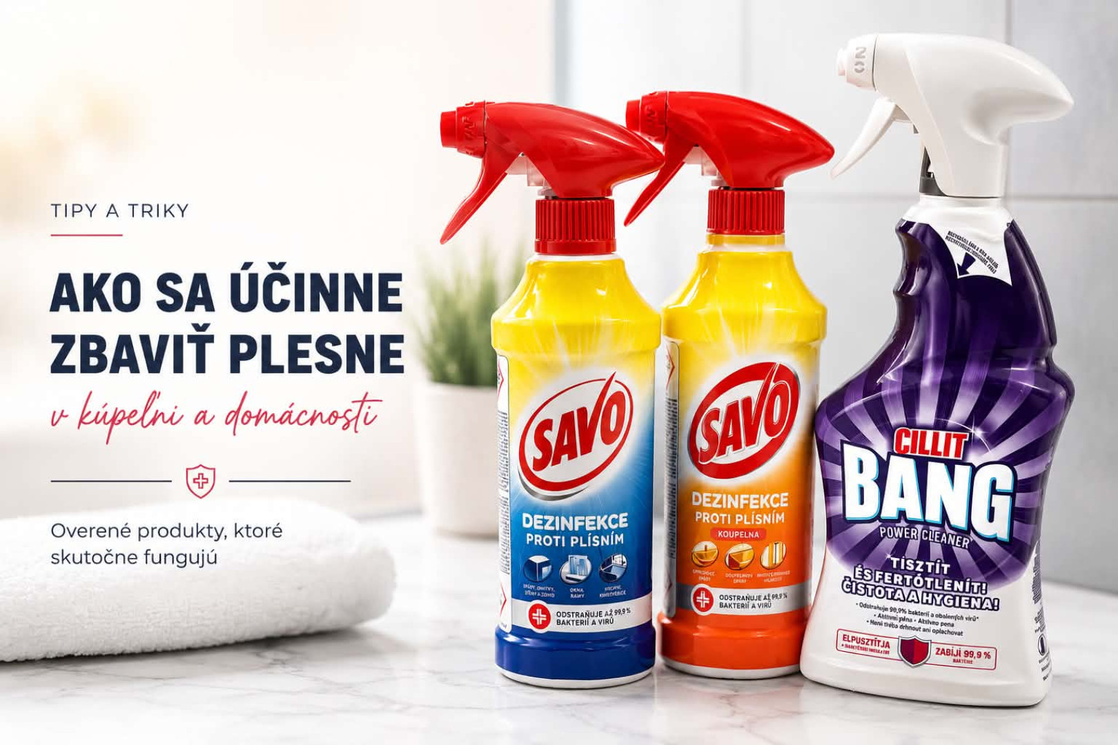 Ako udržať kúpeľňu bez vodného kameňa a plesní