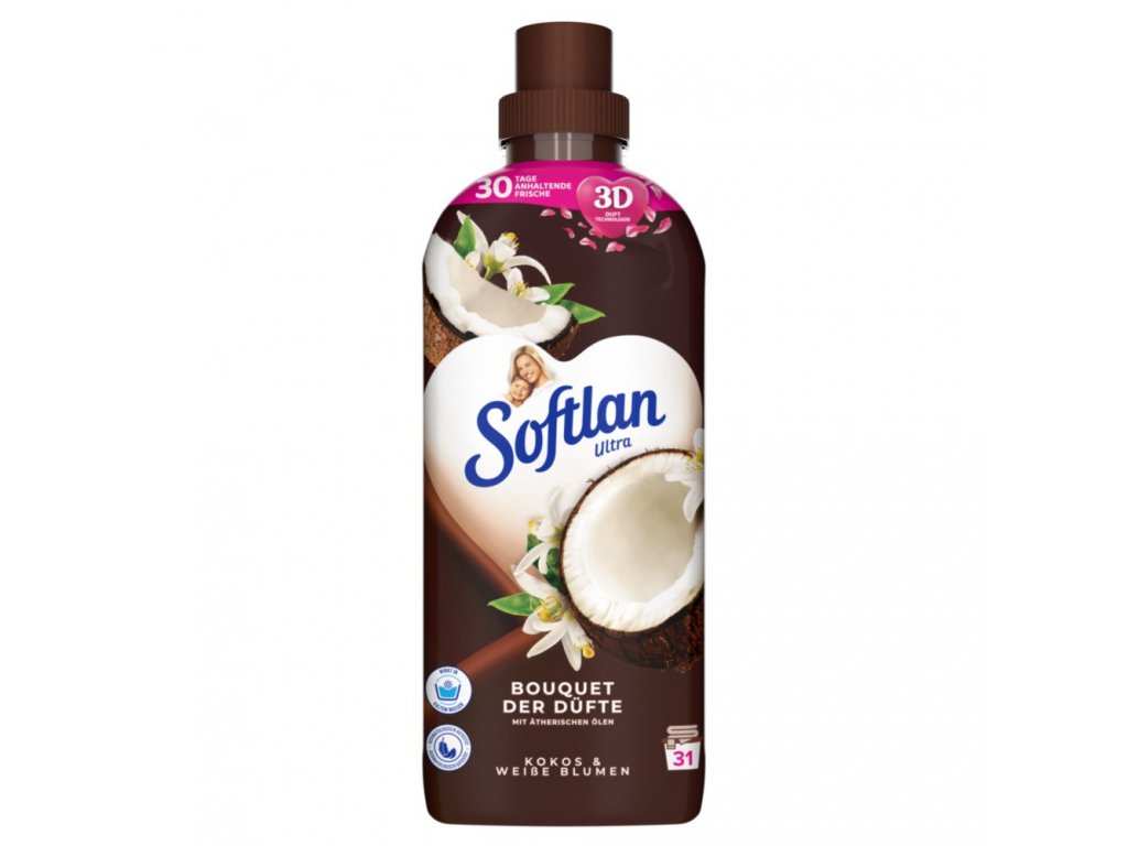 Softlan avivážny prostriedok Kokos 650ml / 31 pracích dávok Softlan avivážny prostriedok Kokos 650ml / 31 pracích dávok