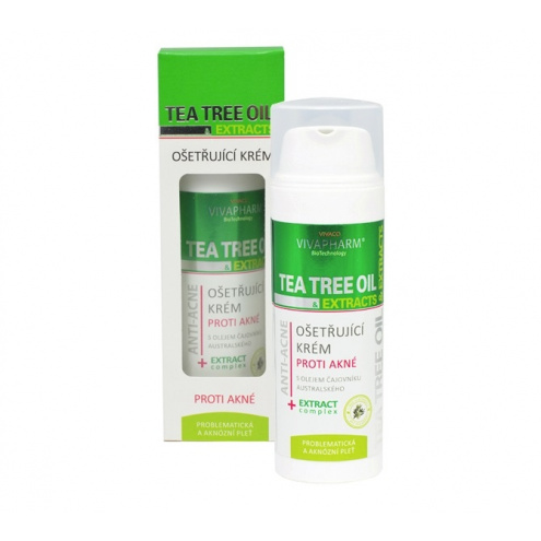 Vivaco Tea Tree oil ošetrujúci krém 50ml