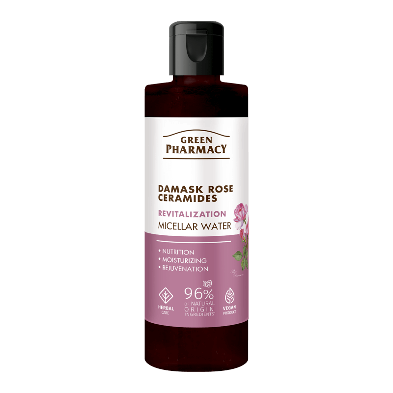 Green Pharmacy micelárna pleťová voda Damašská ruža + Ceramidy 200ml Green Pharmacy micelárna pleťová voda Damašská ruža + Ceramidy 200ml