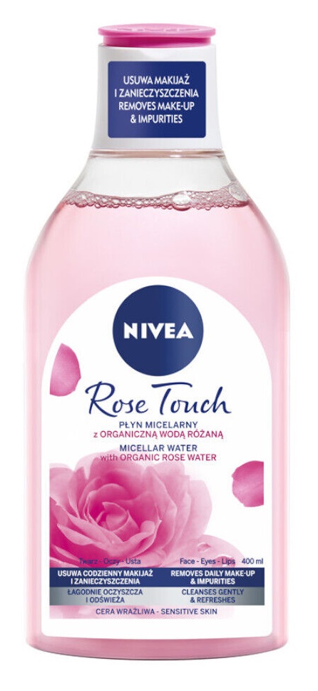 Nivea micelárna voda pre citlivú pleť Rose Touch 400ml Nivea micelárna voda pre citlivú pleť Rose Touch 400ml