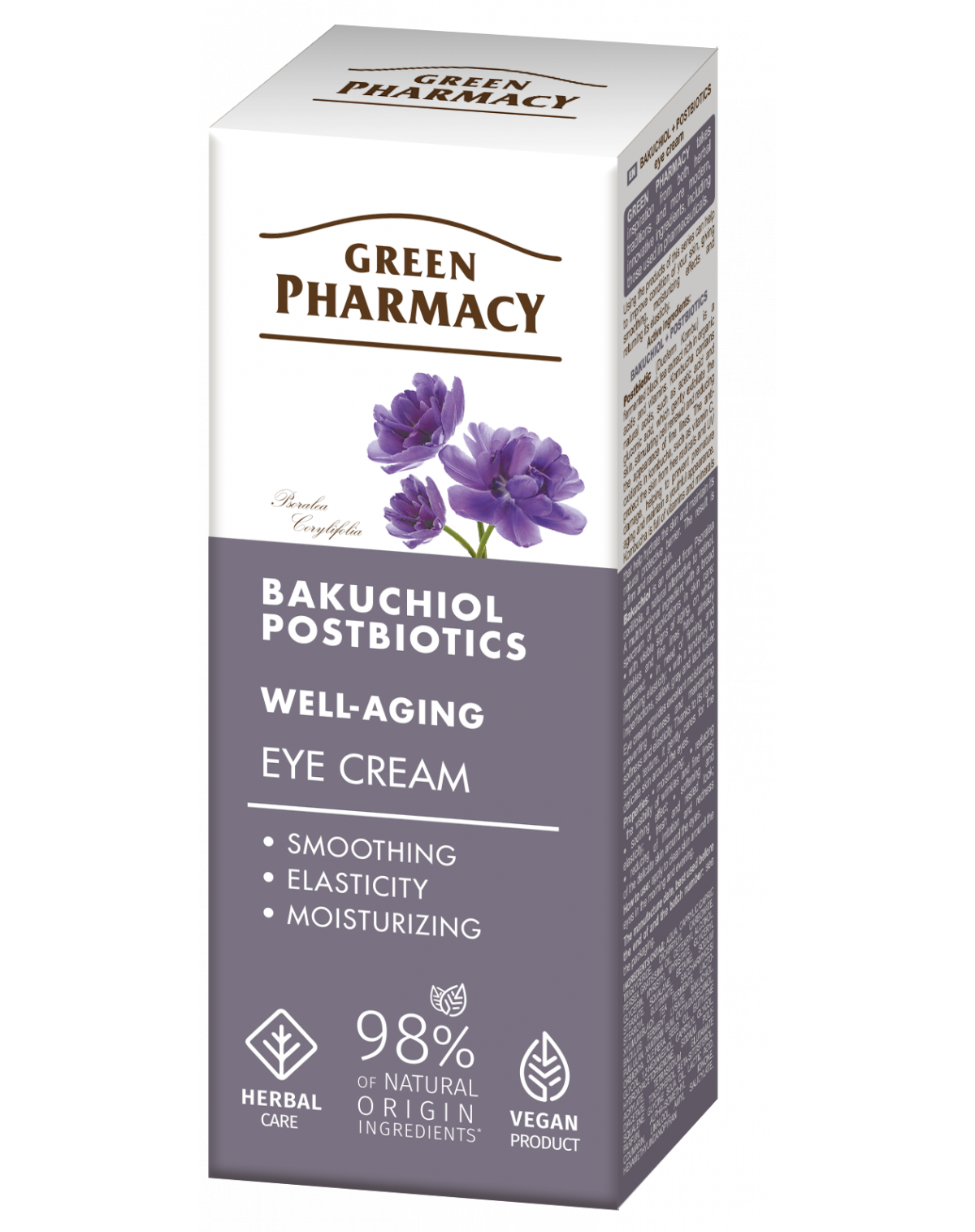 Green Pharmacy očný krém Well-Aging Bakuchiol + Postbiotiká 15ml