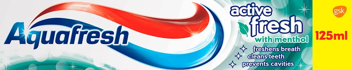 AQUAFRESH zubná pasta Active fresh 125ml AQUAFRESH zubná pasta Active fresh 125ml