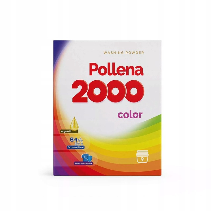 Pollena 2000 prací prášok na farebnú bielizeň 500g / 9 praní Pollena 2000 prací prášok na farebnú bielizeň 500g / 9 praní