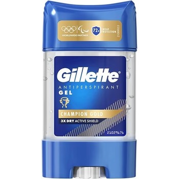 Gillette antiperspirant stick Champion gold 70ml Gillette antiperspirant stick Champion gold 70ml