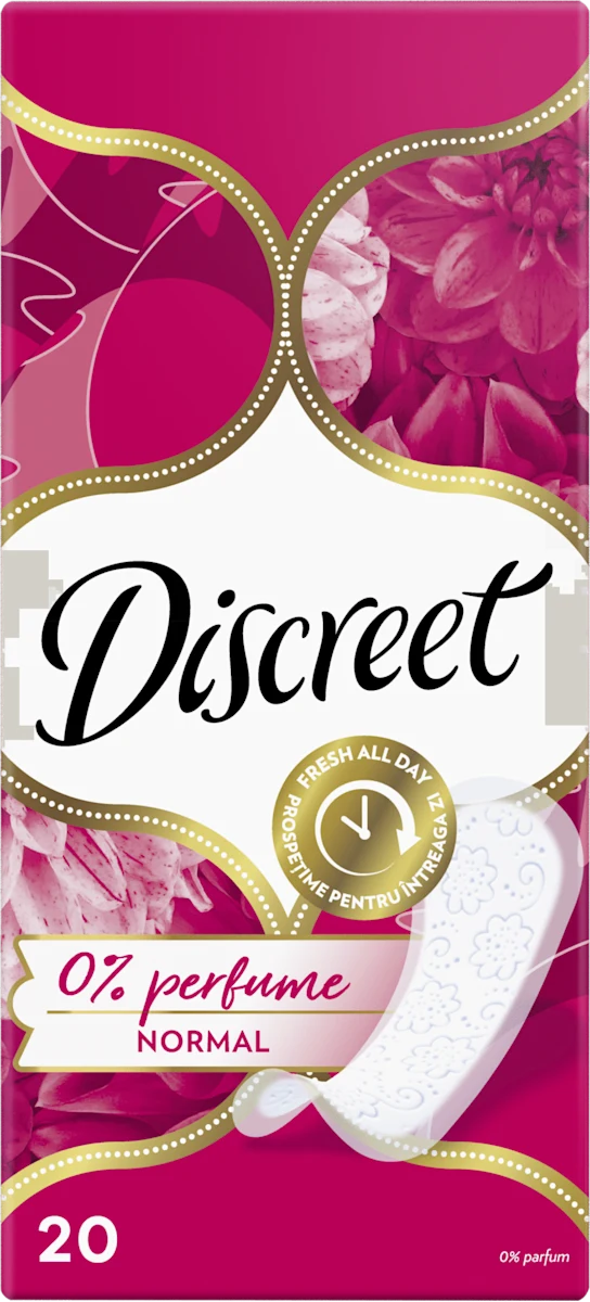 Discreet slipové vložky 20ks normal