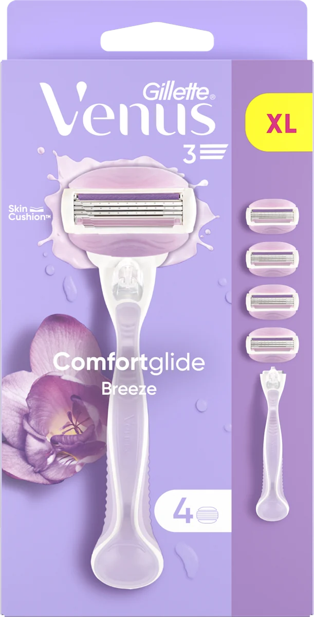 Gillette Venus Breeze dámsky holiaci strojček + 4 náhradné hlavice