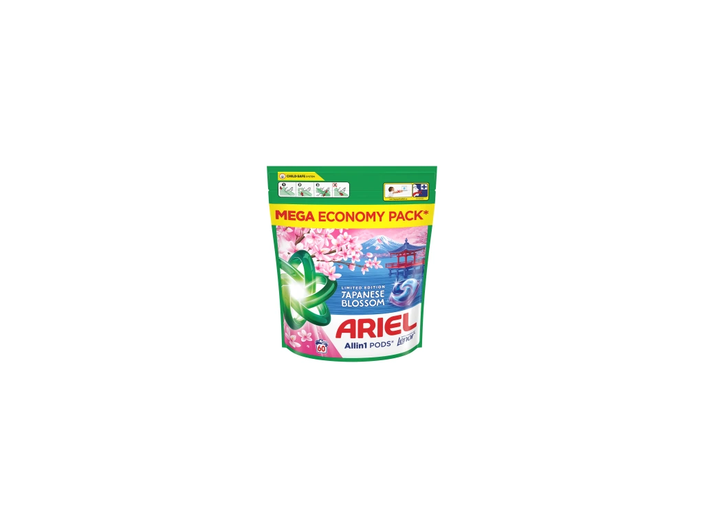 Ariel All-in-1 Pods Japanese Blossom kapsuly na pranie 60 PD