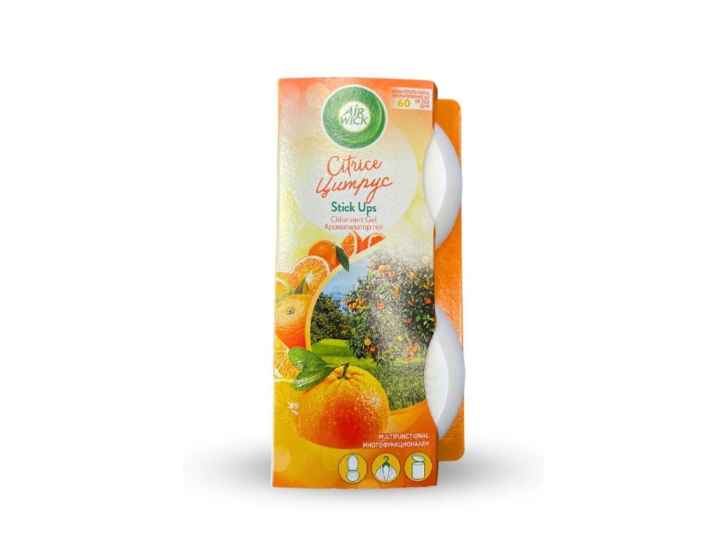Air wick osviežovač priestorov stick ups citrus 2x30g