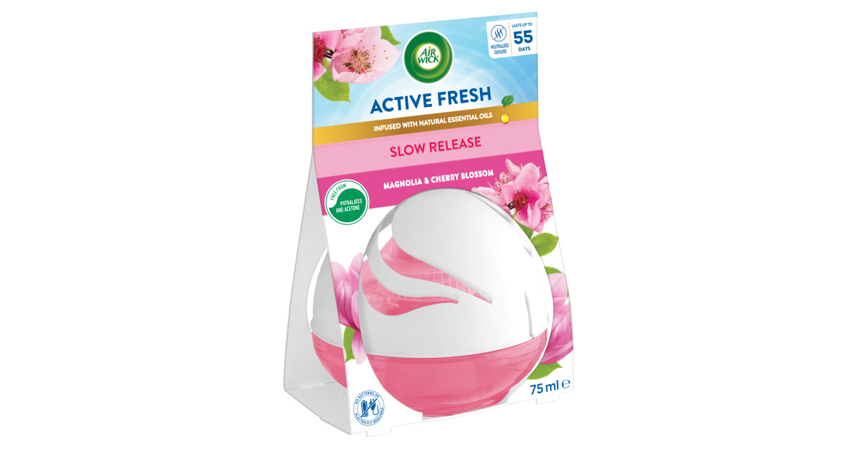 Air wick Active fresh osviežovač vzduchu Magnólia&cherry blossom 75ml