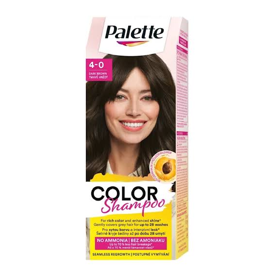 Palette Color shampoo 4-0 tmavo hnedý