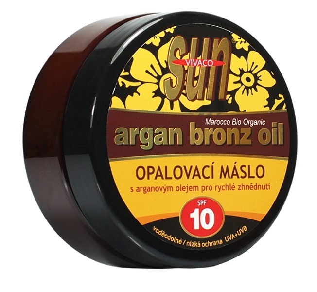 Vivaco opaľovacie maslo s argánovým olejom SPF10 200ml