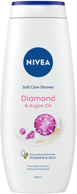 Nivea sprchový gél Diamond &argan  oil 500ml