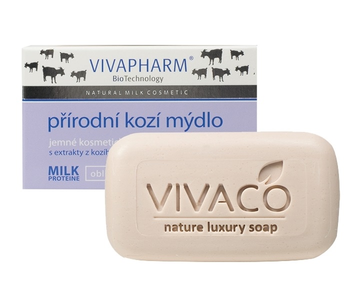 Vivaco prírodné kozie tuhé mydlo 100g