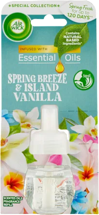 Air Wick Electric náhradná náplň Spring Breeze & Island vanilla 19ml