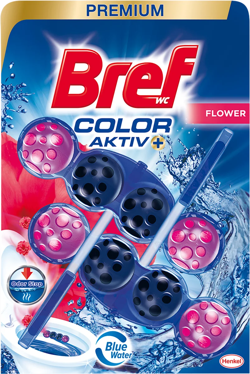 Bref color aktiv + flower 2 x 50g