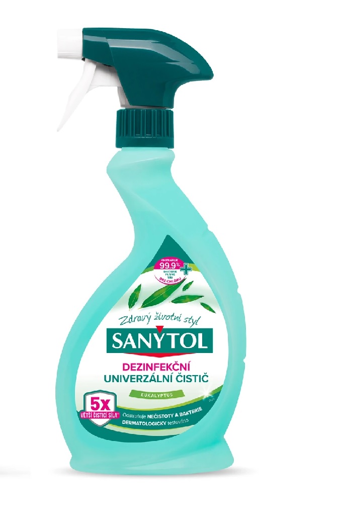 SANYTOL UNIVERZÁL DEZINFEKCIA A ČISTOTA EUCALYPTUS 500ML / 005