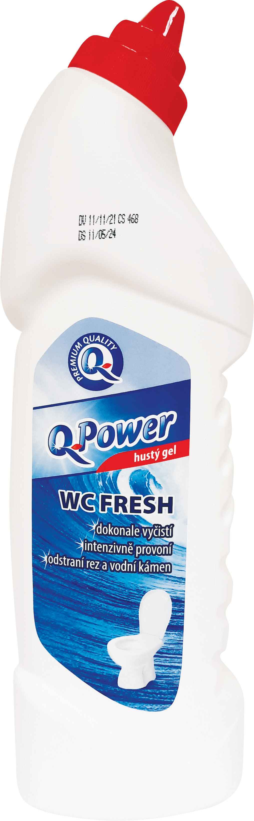 Q POWER WC ČISTIČ FRESH 750ML