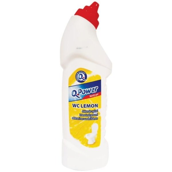 Q POWER WC ČISTIČ LEMON 750ML