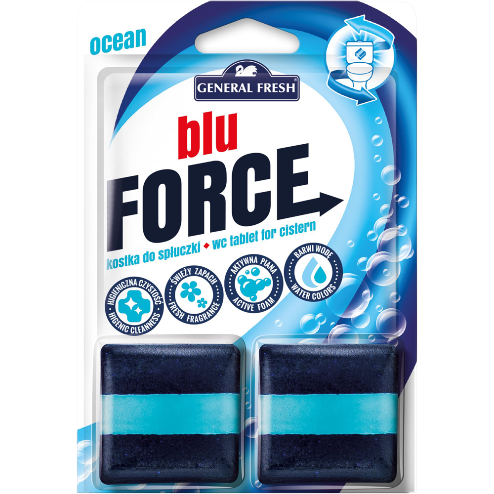 General Fresh Blu Kocka do WC nádržky More 2 x 50 g (zafarbená voda)