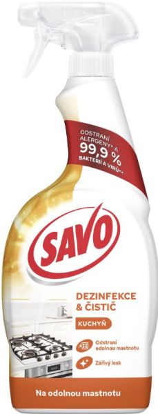 Savo Odmasťovač bez chlóru – Extra silný sprej na mastnotu 700 ml