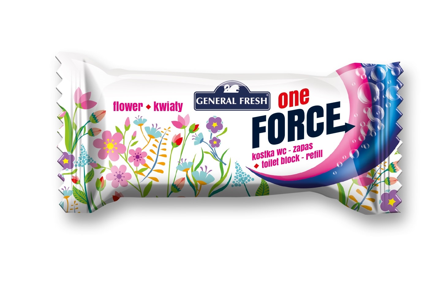 General Fresh WC kocka Flowers náhradná náplň kvetinová vôňa 40 g