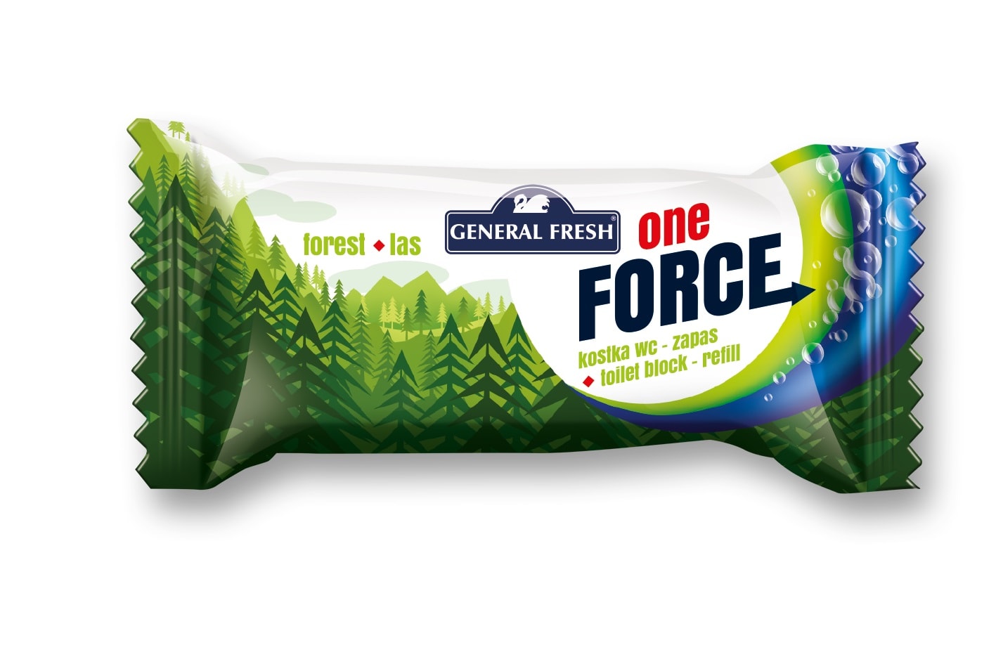 General Fresh WC kocka Forest náhradná náplň lesná vôňa 40 g