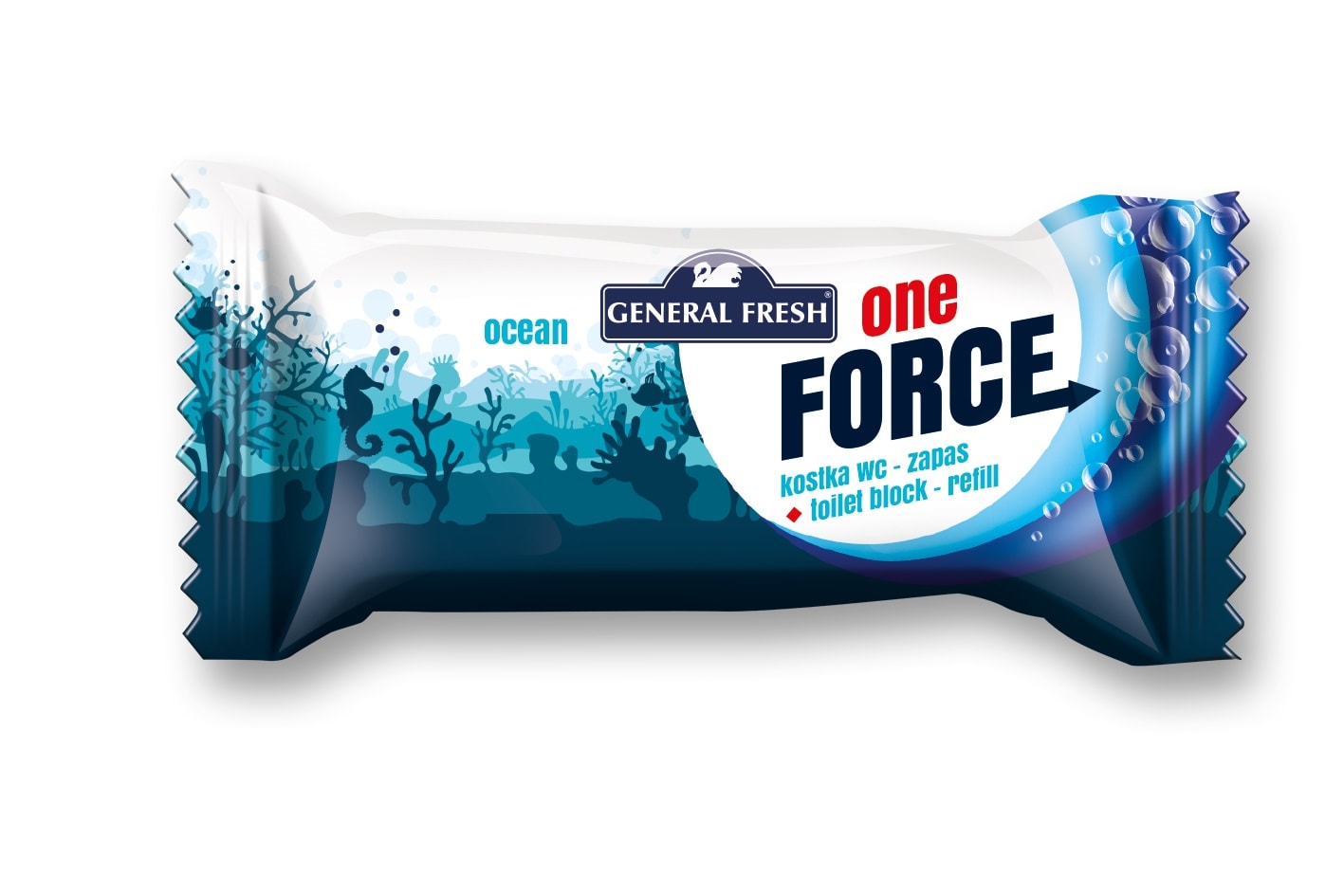General Fresh WC kocka Ocean náhradná náplň morská vôňa 40 g