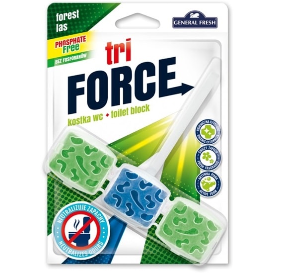 General Fresh Tri-Force Forest WC blok lesná vôňa 45 g
