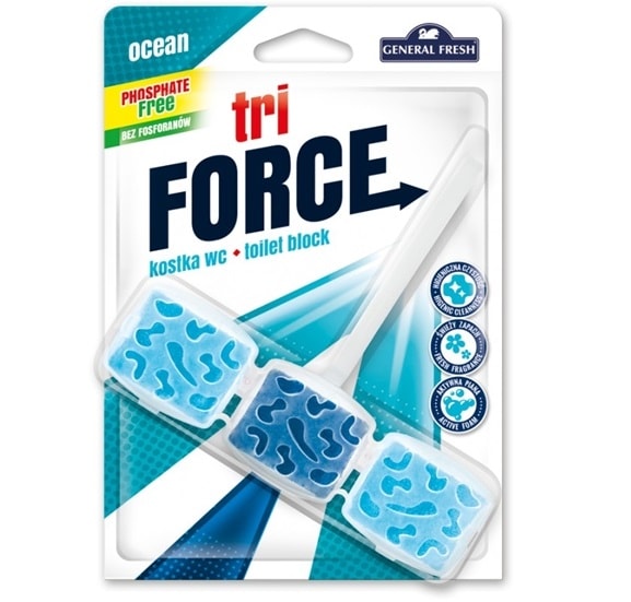 General Fresh Tri-Force Ocean WC blok morská vôňa 45 g