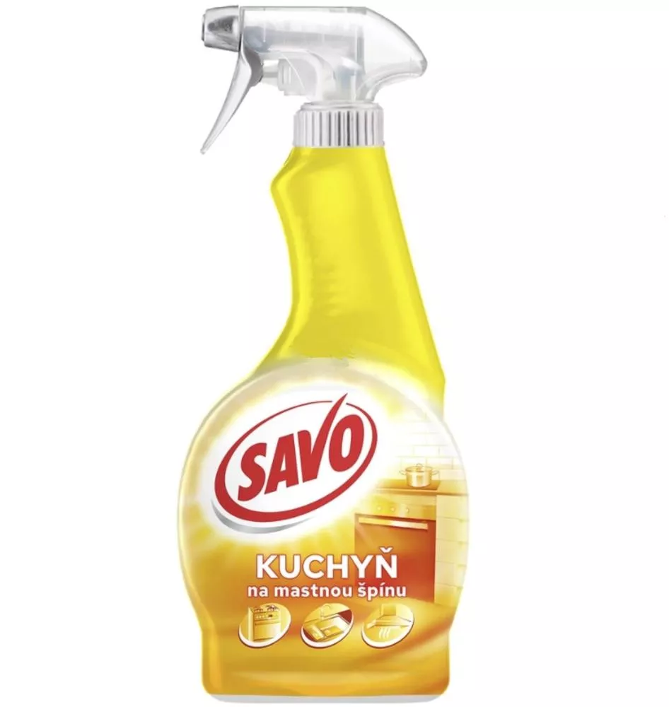 Savo Kuchyňa – Účinný čistiaci a odmasťovací sprej 500 ml