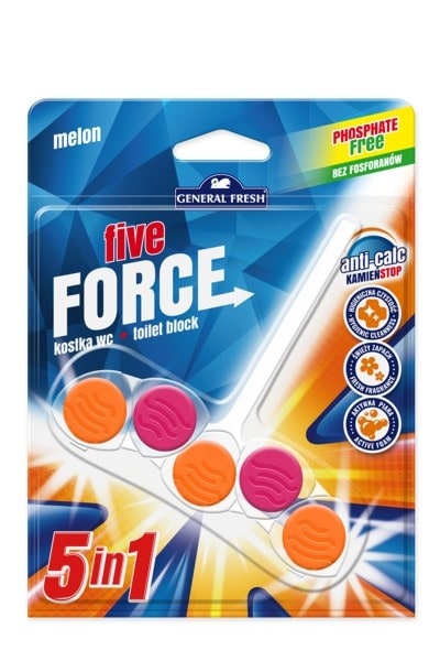 General Fresh Five Force Melon WC blok melón 50 g