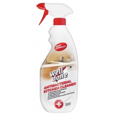 Well Done antibakteriálny čistič a odmasťovač na kuchyne 750 ml
