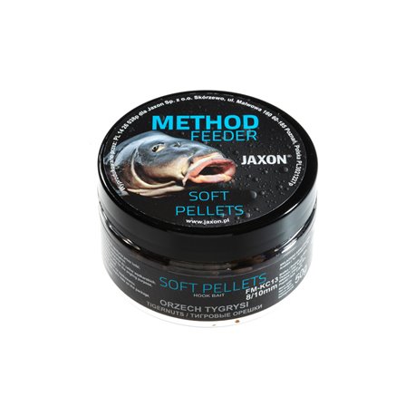Jaxon peletky soft tigrí orech 8/10mm method feeder 50g