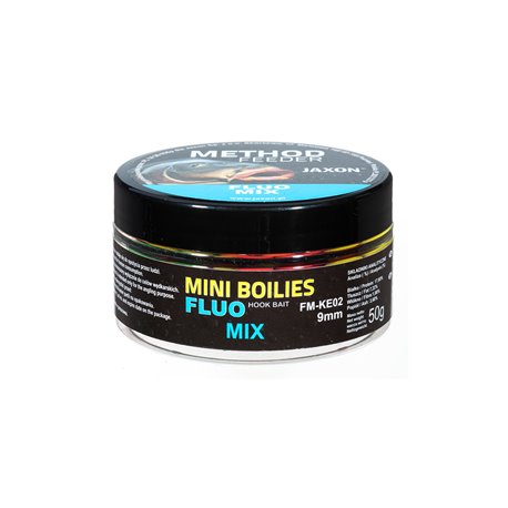 Jaxon Boilies mini fluo mix Method Feeder 9mm 50g