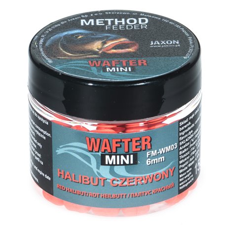 Jaxon Wafter mini 6mm method feeder červený halibut 15g