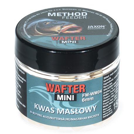 Jaxon Wafter mini 6mm method feeder kyselina máslová 15g