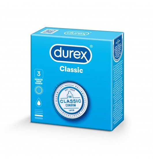Durex kondómy classic 3ks
