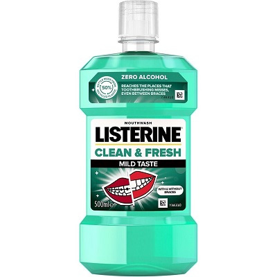 Listerine Clean fresh mild taste 500ml 