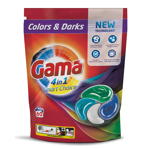 Gama kapsule na pranie Color&Darks 1320g / 60PD
