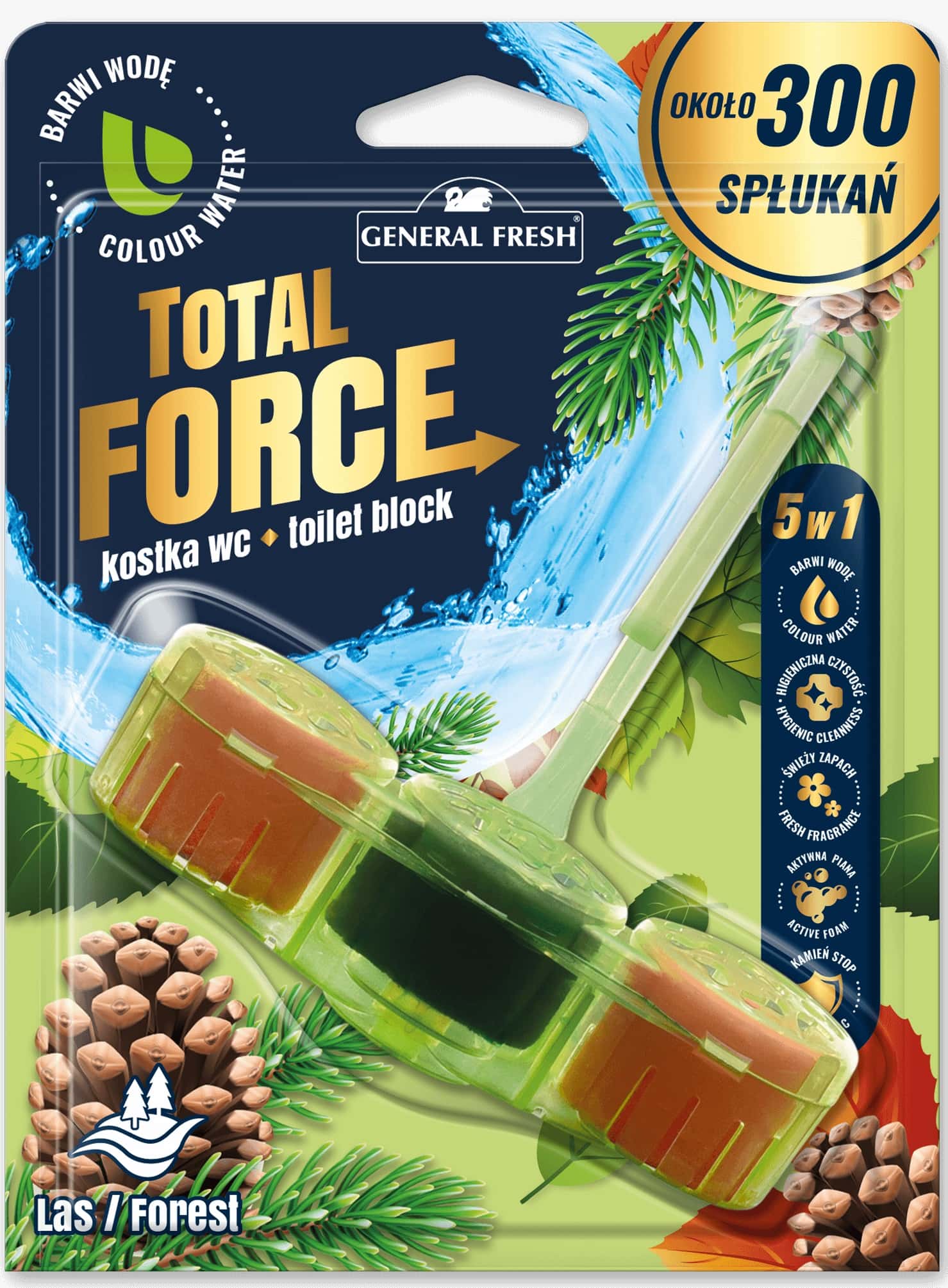 General Fresh Total Force Forest WC blok les 45 g