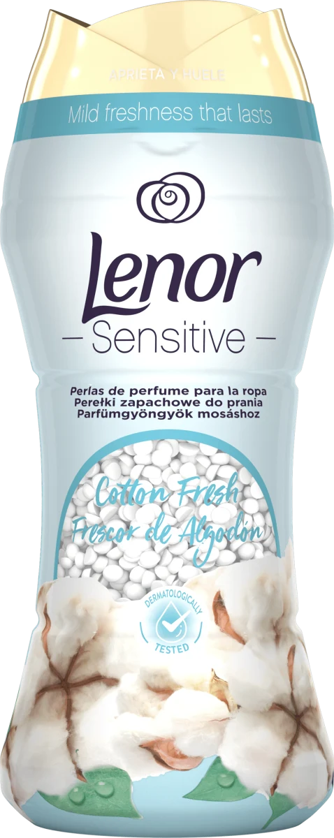 Lenor vonné perličky Sensitive Cotton Fresh 210g